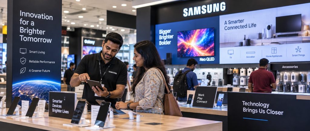In-Store Branding for a Global Electronics Brand