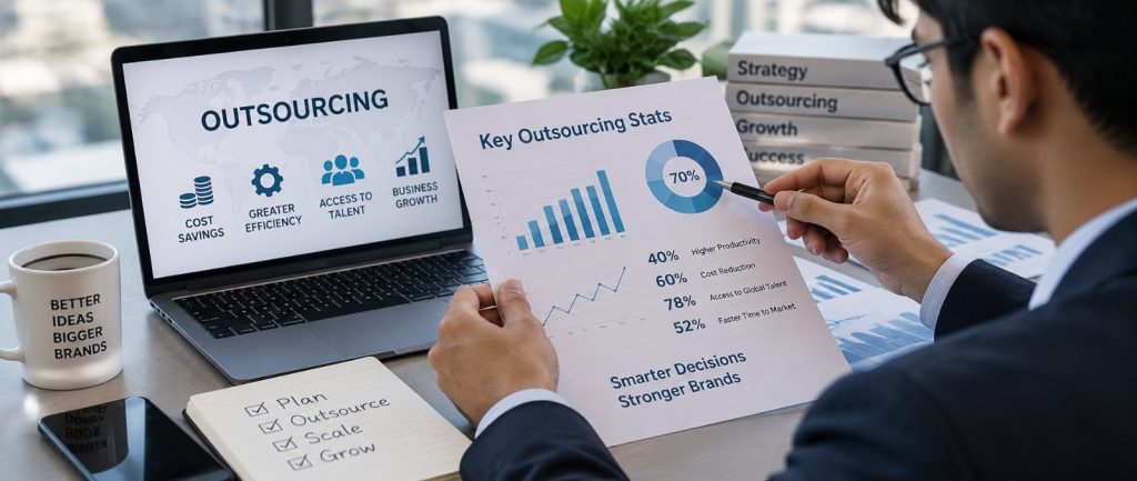 Discover 10 Outsourcing Stats that Generate Better Business Plans for Brands